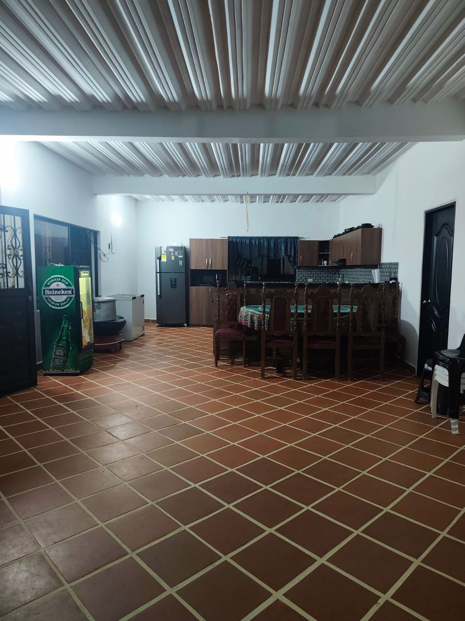 Salón social y comedor de la Finca La Gloria