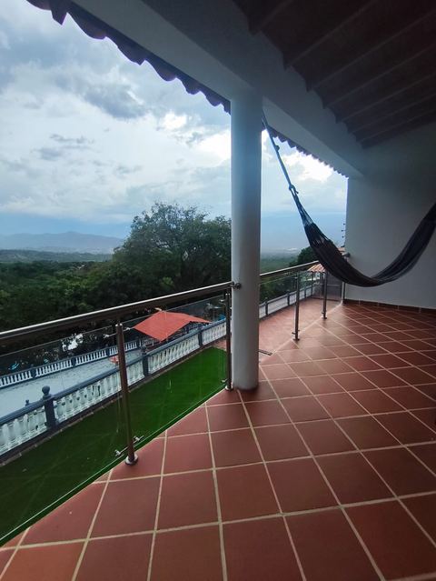 Terraza con vista al valle